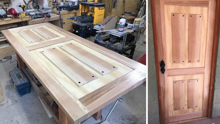 Descubre las increíbles puertas de madera exterior baratas con estilo rústico